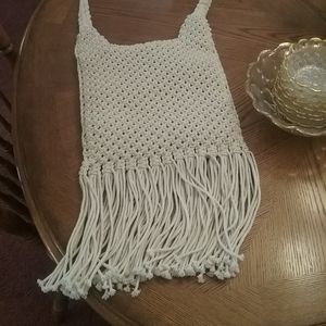 Boho Bag with fringes great condition
